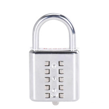 Zinc Alloy 10 Digit Padlock Combination door lock for safe